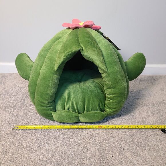 NEW Heart to Tail Plush Cactus Cat Dog bed - Unique Style, Made for Snuggling - Picture 8 of 13